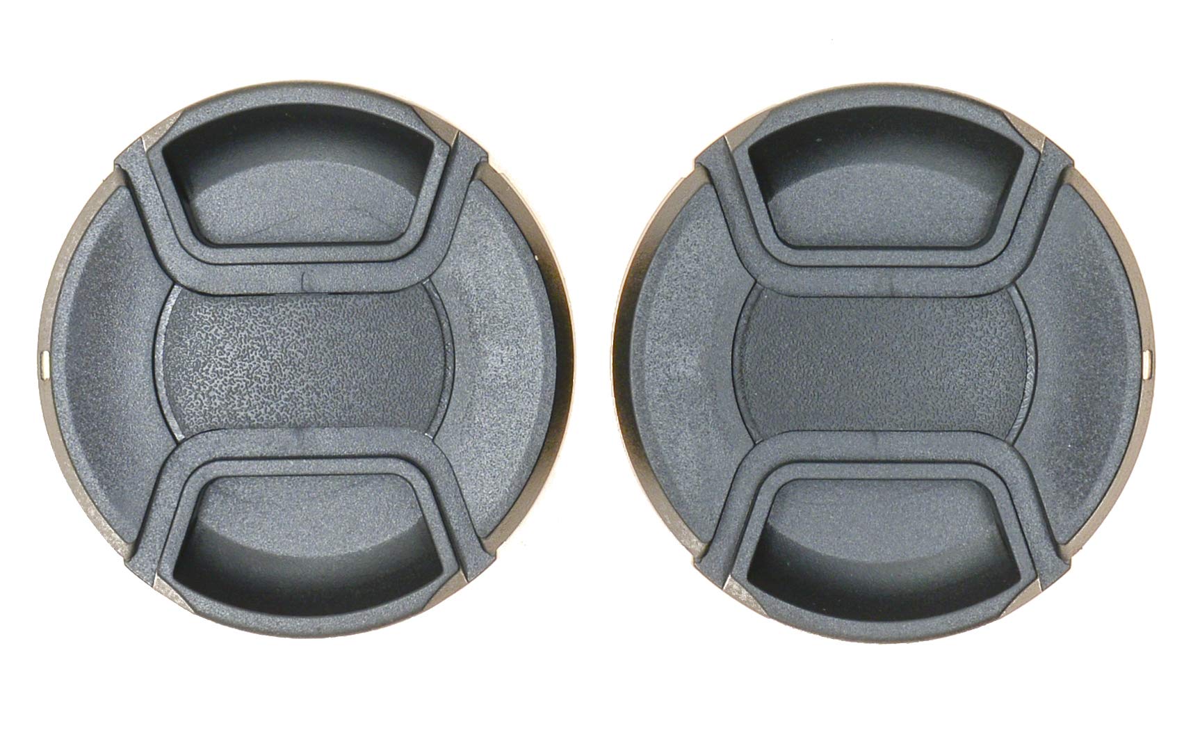 PROtastic® 62mm Lens Caps (Pack Of 2) - Spring Loaded Pinch Cap Wont Fall Off. Fits Nikon, Canon, Pentax etc. LC-62 E-62 O-LC62