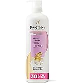 Pantene Infinite Lengths Shampoo, Sulfate Free with Biotin + Collagen, Strengthens Brittle Hair, Up to 90% Less Breakage, Safe for Color Treated Hair, Pro-V Miracles, Floral Scent, 30 Fl Oz