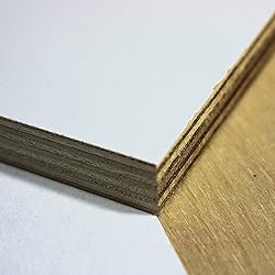 3/4" / 18mm White Melamine Faced Baltic Birch