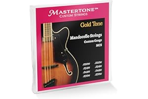 Gold Tone Mastertone™ Mandocello String Set (.020w, .034w, .044w, .070w (Doubled))