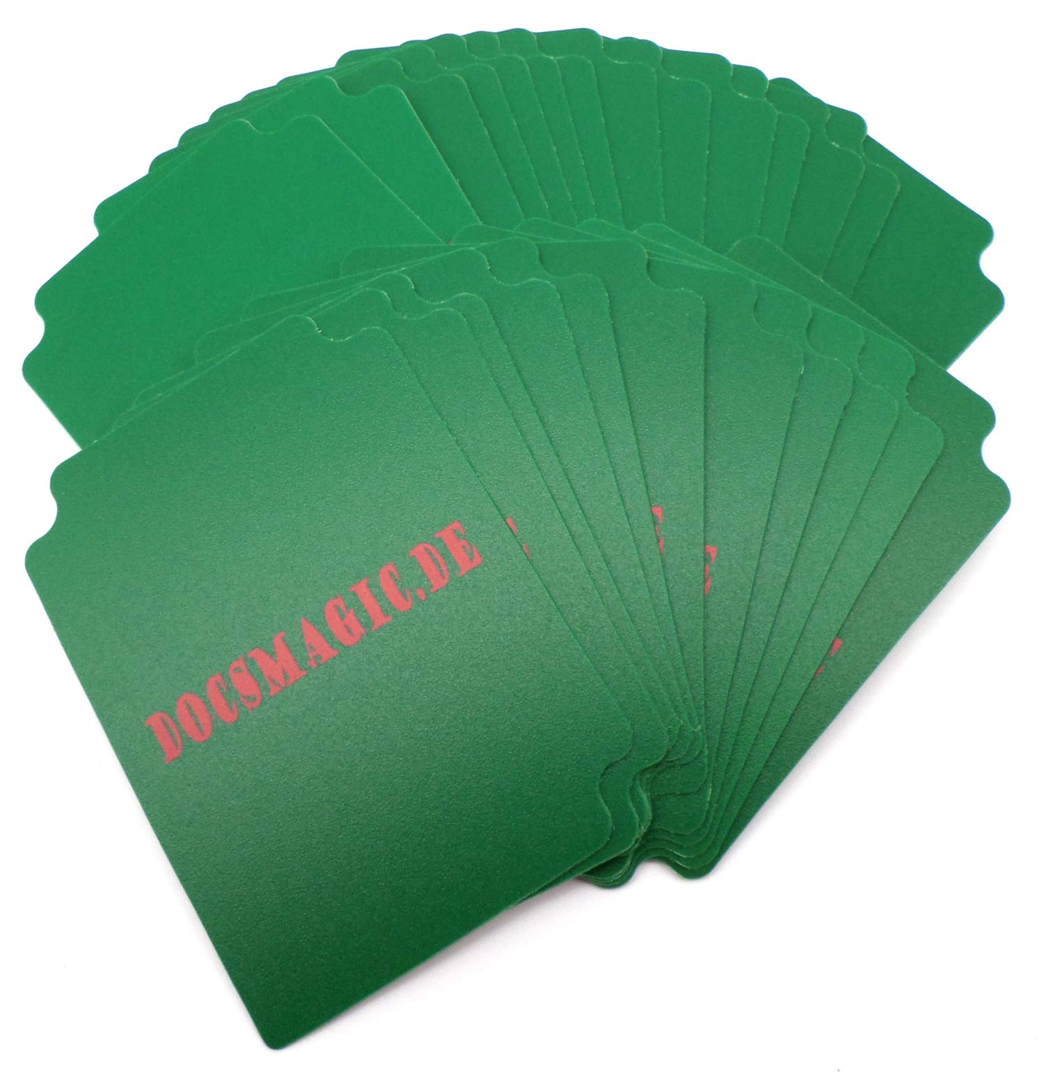 docsmagic.de 25 Trading Card Deck Divider Green - MTG PKM YGO