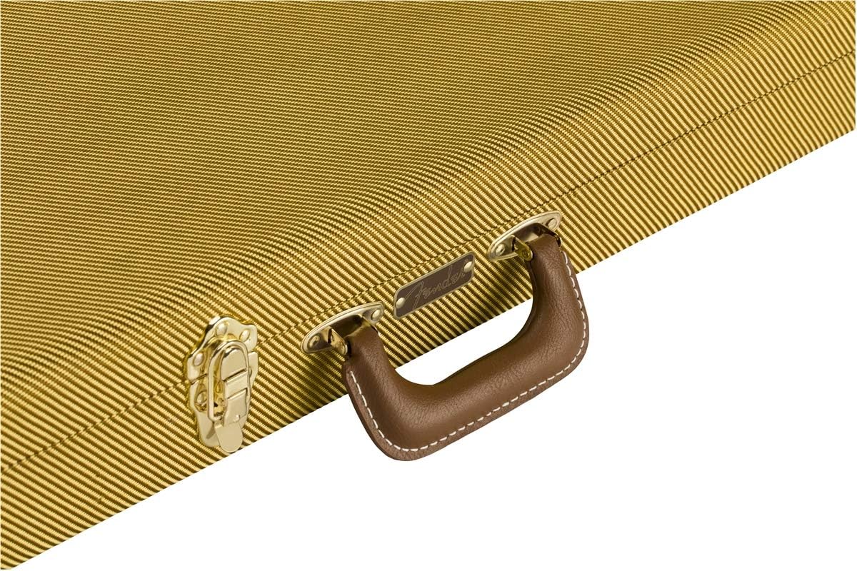 Fender Classic Series Bass Wood Case - Jazz Bass/Precision Bass - Tweed, Jazz Bass / Precision Bass - Image 4