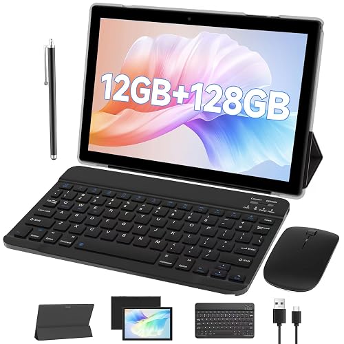 Android Tablet with Keyboard protect Case Mouse Stylus 10 Inch Tablet 2 ...
