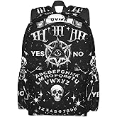 famliihw Skull Backpack Laptop Backpacks Multipurpose Daypack For Men Women Travel Hiking