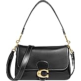 COACH womens Soft Calf Leather Tabby Shoulder Bag