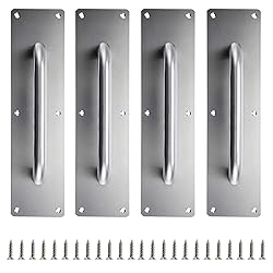 Sumnacon 4PCS Stainess Steel Door Push