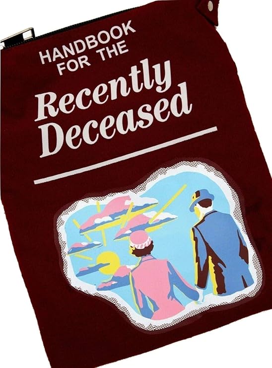 beetlejuice handbook for the recently deceased crossbody bag