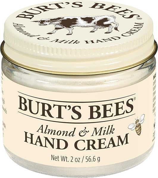 BURT’S BEES BURT’S BEES ALMOND & MILK HAND CREAM, 2 OUNCE – PACK OF 2 (PACKAGE MAY VARY), 2 OUNCES