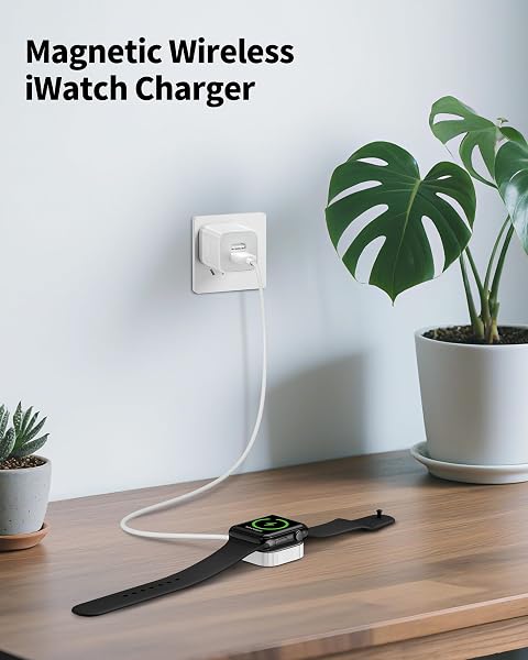 MAGNETIC CHARGING CABLE FOR APPLE WATCH CHARGER, DUAL USB CHARGER BLOCK & 3FT PORTABLE I WATCHED TRAVEL CHARGER ACCESSORIES WIRELESS CHARGING CABLE CORD FOR IWATCH SERIES ULTRA/10/9/8/7/SE2/SE/6/5/4/3