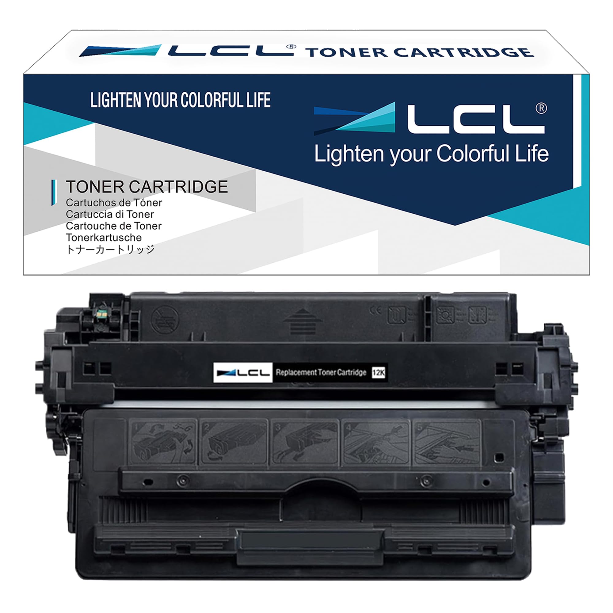 LCL Compatible Toner Cartridge 16A Q7516A (1 Black) Replacement for HP LaserJet 5200 5200n 5200tn 5200dtn 5200L