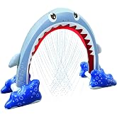 Giant Shark Sprinkler, Giant Outdoor Water Toy, Summer Outdoor Play Sprayer, Suitable for Summer Gifts Backyard Garden Lawn Water Party