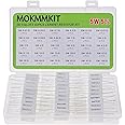 MOKMMKIT 30 Values 60 Pieces Ceramic Cement Resistor KIT 5W Resistance 5 Watt ±5% Power Resistors (0.01 Ohm - 100 Ohm)
