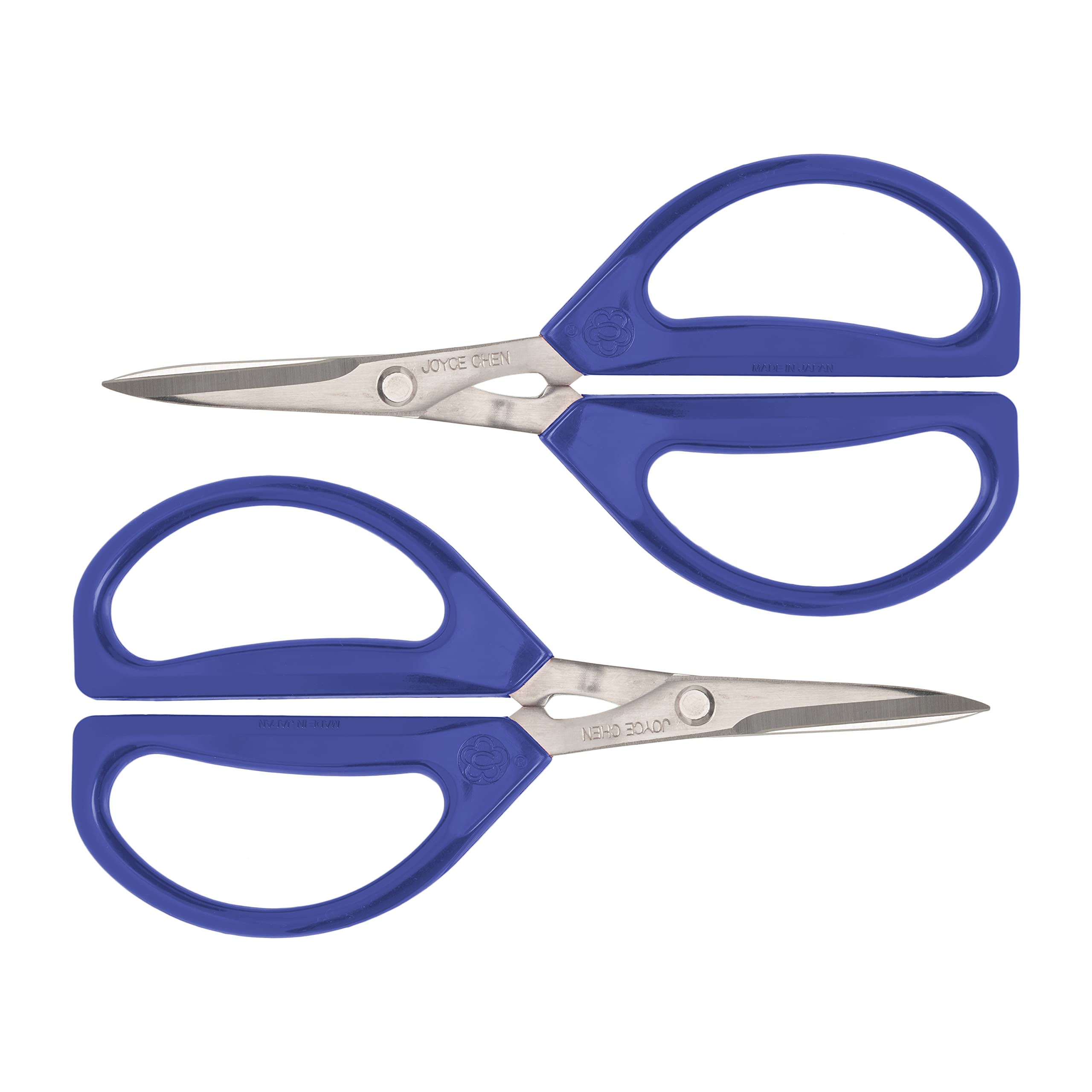 Joyce Chen Original Unlimited Kitchen Scissors with Blue Handles, 2 Pack