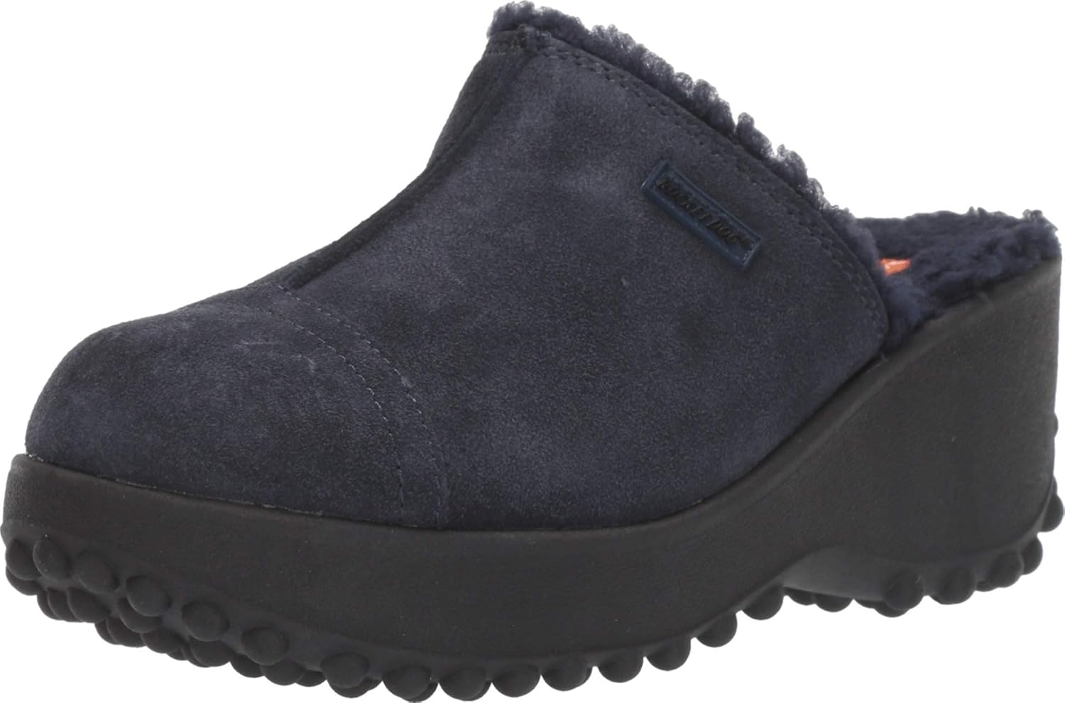 fran nubuck black clogs