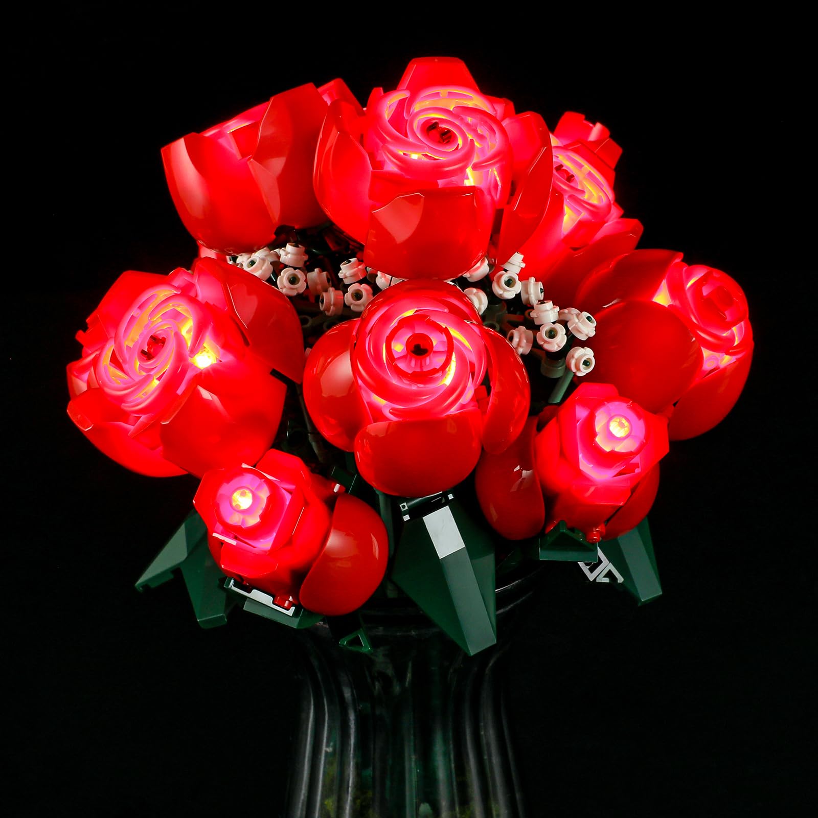 YEABRICKS LED Light for Lego-10328 Icons Bouquet of Roses Building Blocks Model (Lego Set NOT Included)