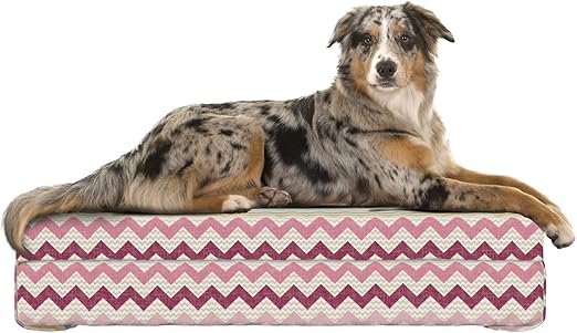 herringbone dog bed