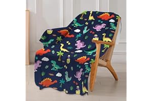 Woyamay Dinosaur Blanket for Boys Girls, Dinosaur Gifts for Kids Flannel Dinosaur Toddler Blanket Easter Gifts Baby Blankets for Boys Dinosaur Bedroom Decor Dinosaur Blanket for Boys Girls, 30"x40"