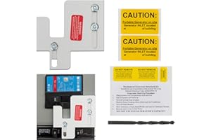 MuuTuoL Generator Interlock Kit Compatible with Eaton Cutler Hammer BR Series 150 and 200 amp Panels, 1 1/4-1 7/16 inches Spacing Between Main and Branch Breaker, Professional and Safe Interlock Kit