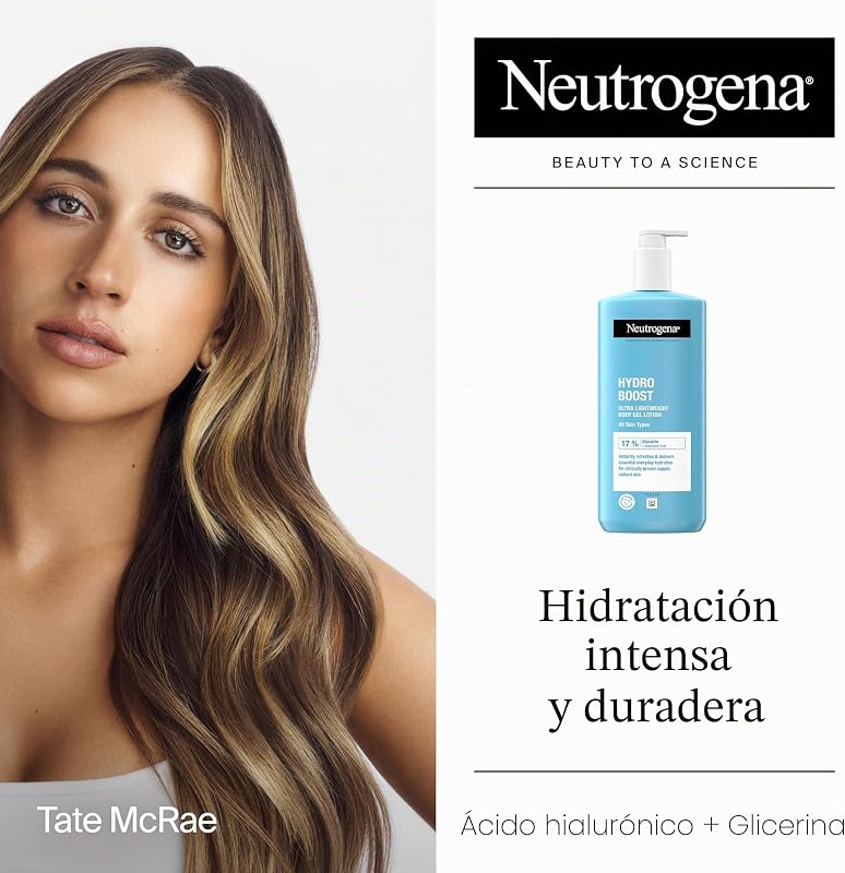 Hydro Boost Body Lotion Gel Crema Hidratante Ultraligera con Hialuron, para pieles normales a secas, 400 ml — foto 2 de 8