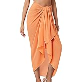 QIANXIZHAN Women's Swimsuit Cover Up,Beach Sarong Wrap Bottom Coverup for Women Short Skirt