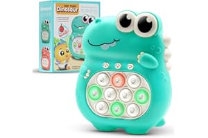 GNIYUIX Fast Push Pop Game Fidget Toys for Kids, Electronic Handheld Fidget Pop Quick Push Bubbles Light up Toy, Birthday Toys Gifts for Teens Kids Boys and Girls Age 3 4 5 6 7 8 9 10+ Years Old