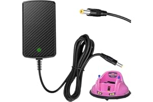 TOOAEMIS 12V Electric Scooter Charger for Razor Dirt Bike MX125, Powered Core E90 E95, Electric Scooter Black Label Power Core E90 E95 Dirt Bike MX125 Dirt Rocket 12V Kids Ride On Car Charger 5Ft