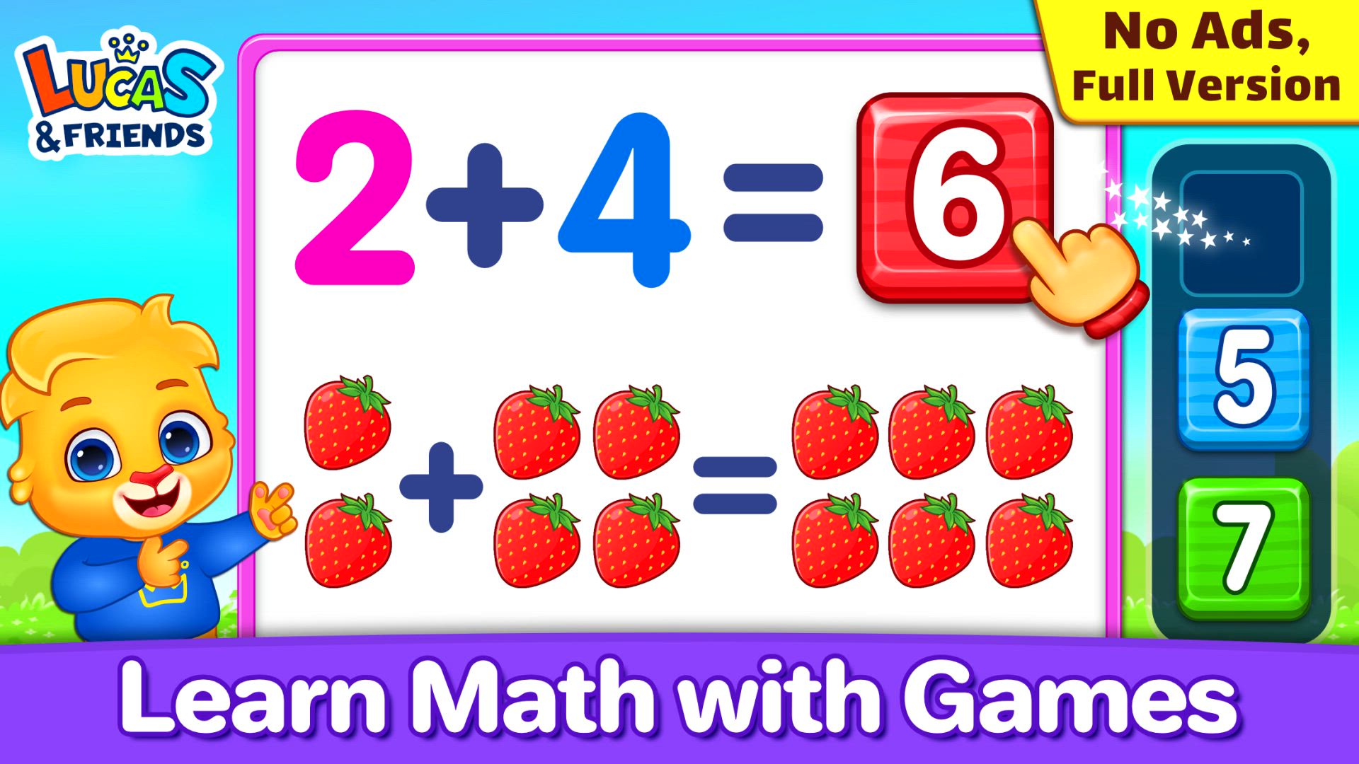 Kids Math Program. Free Math Kids - Add, Subtract, Count, and Learn - App on Amazon Appstore