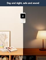 GNCC 1080P WiFi Baby Monitor Camera Night Vision Two-Way Audio Alexa App view 3