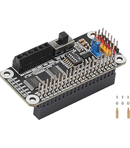 Amazon.com: XICOOLEE Motor and Servo Driver HAT for Raspberry Pi