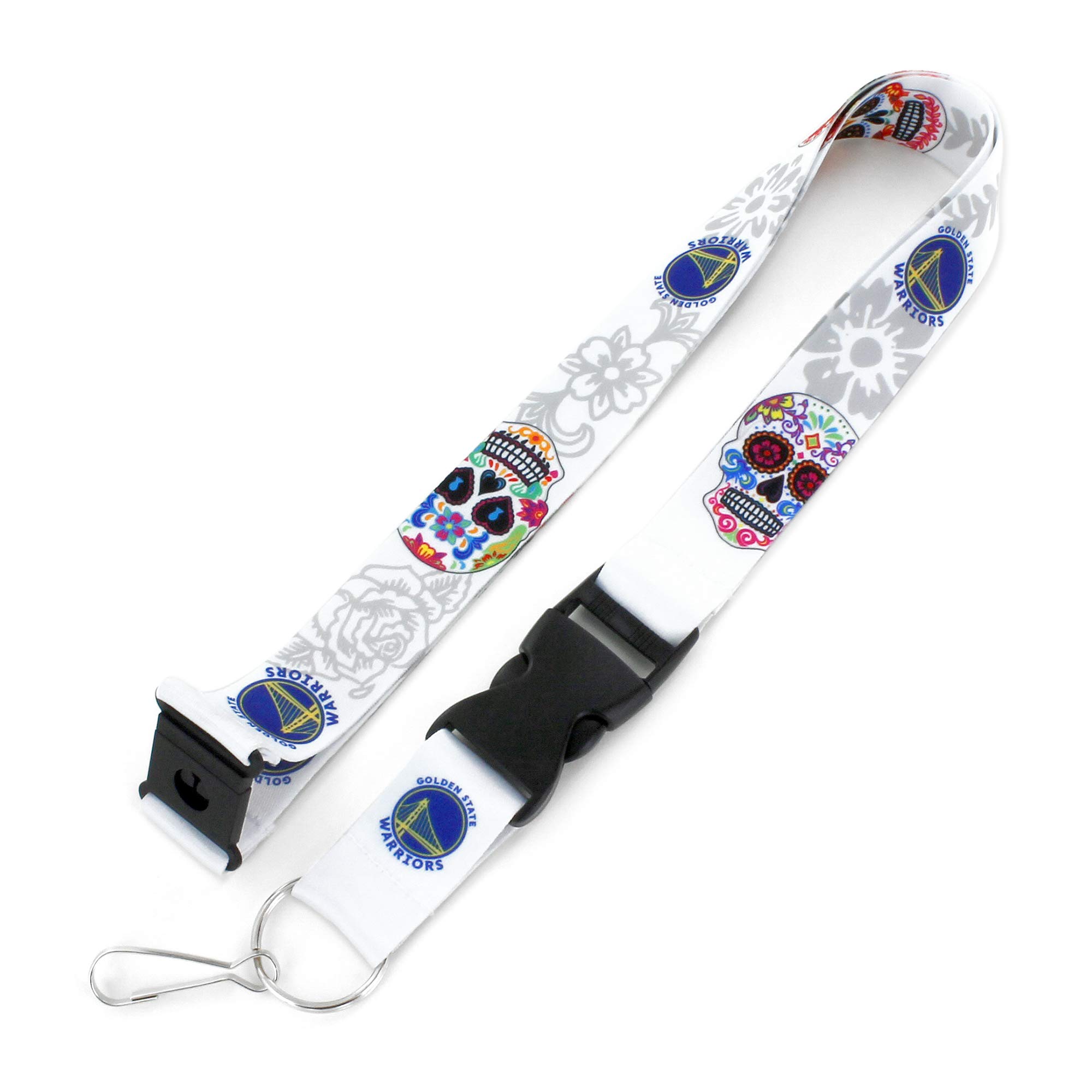 Aminco NBA Golden State Warriors Sugar Skull Lanyard Team Color One Size