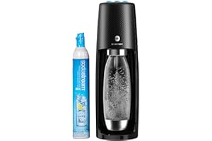 SodaStream Fizzi One Touch, Sparkling Water Maker, Black