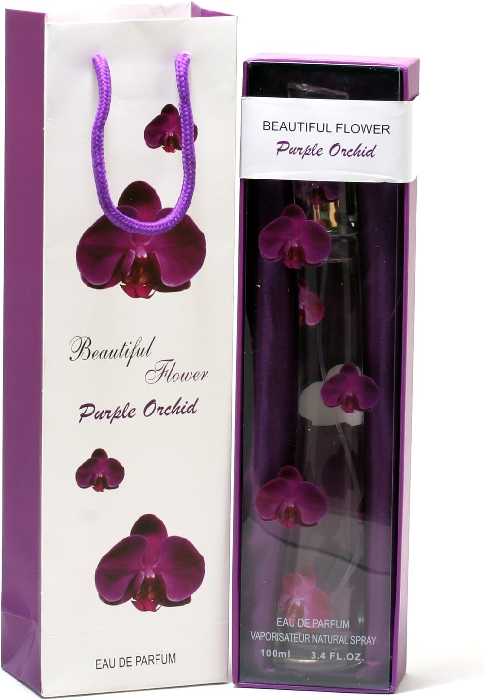 Profumeria Enzo Moretti Beautiful Flower Purple Orchid Edp Spray 3.4 Oz