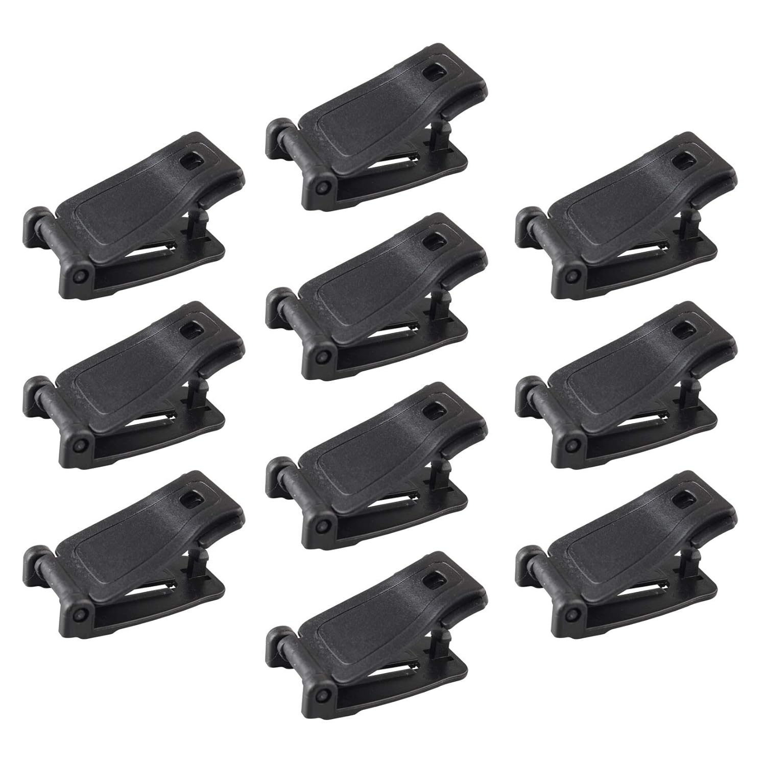 10PCS Multipurpose MOLLE Clip Tactical Strap Management Tool 