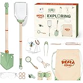 KOALA DIARY Kids Outdoor Explorer Kit, 11PCS Bug Catching Kit with Butterfly Net, Shovel，Magnifying Glass, Bug Catchers，Outdoor Explorer Kit Toys for Kids Age 3+