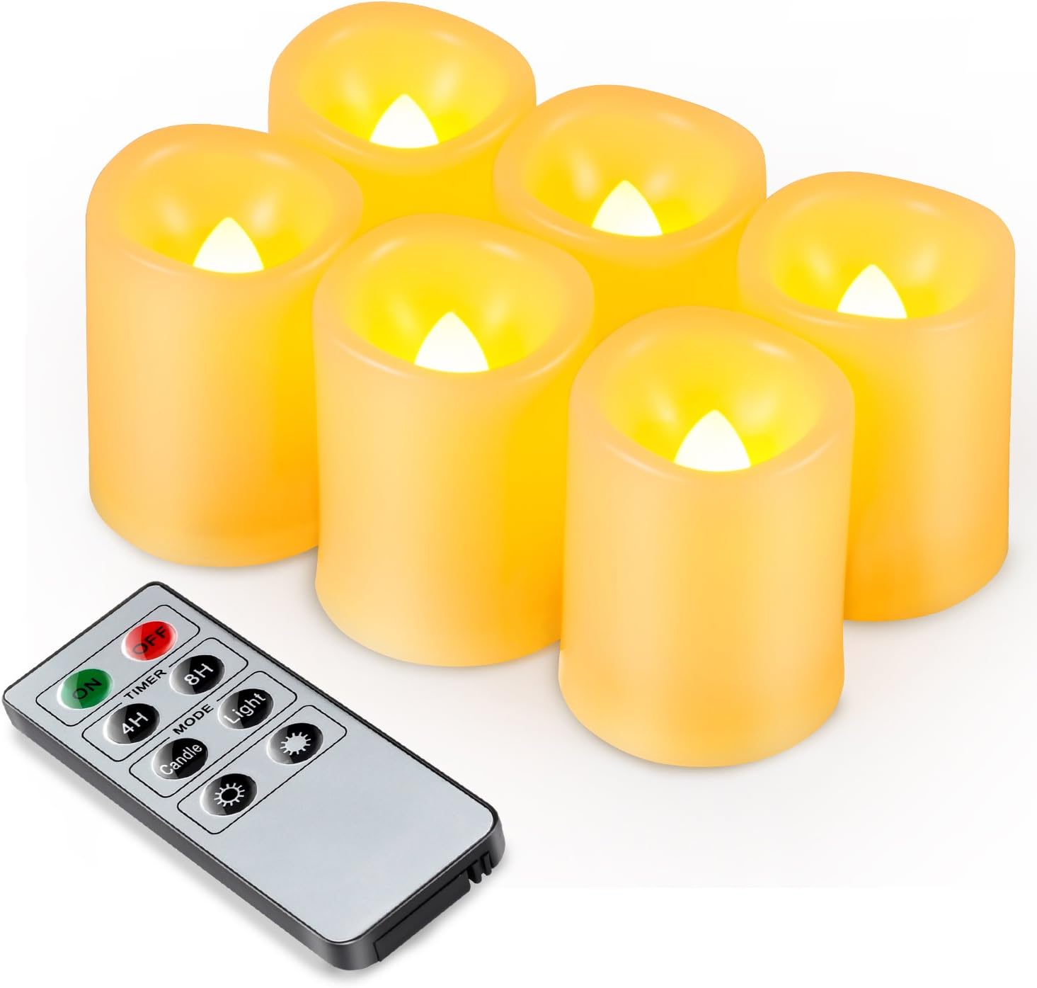 Led Candles with Remote, Kohree Flameless Votive Candles Battery