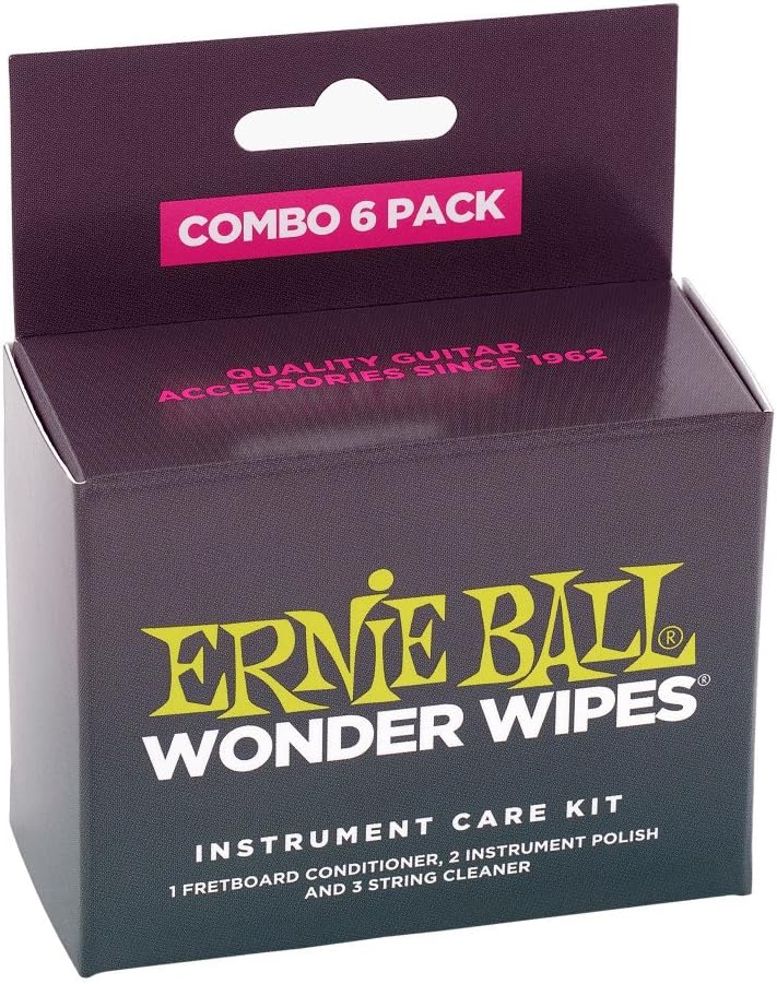 Ernie Ball Wonder Wipes Combo Pack, 6 pack: Musical Instruments