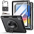 Case for iPad 10th Generation 2022:Miesherk Stock Military Grade Shockproof Rugged Case for iPad 10th Gen 10.9'' W/Screen Pro