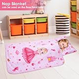 Decalsweet Princess Nap Mat for Kids - Blanket, Pillow & Mat All-in-One view 5