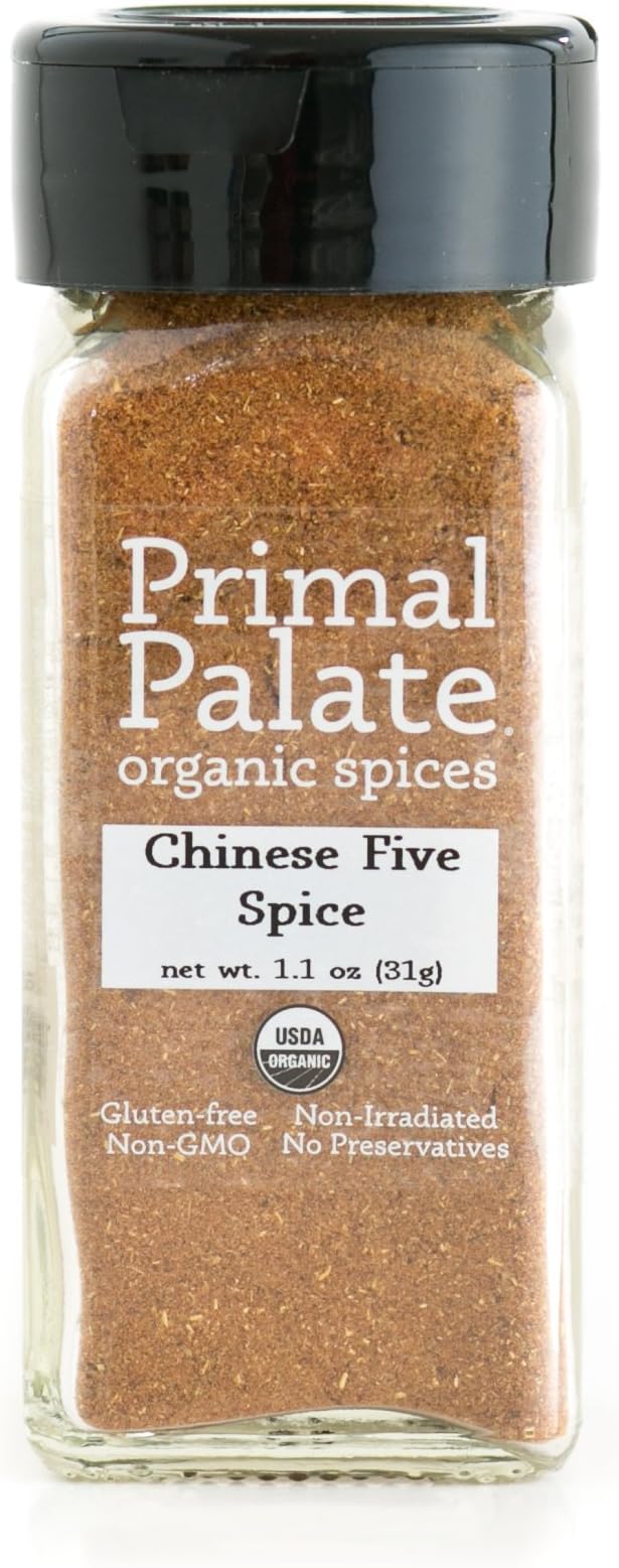 Primal Palate Organic Spices Chinese Five Spice, Certified Organic, 1.1 oz Bottle