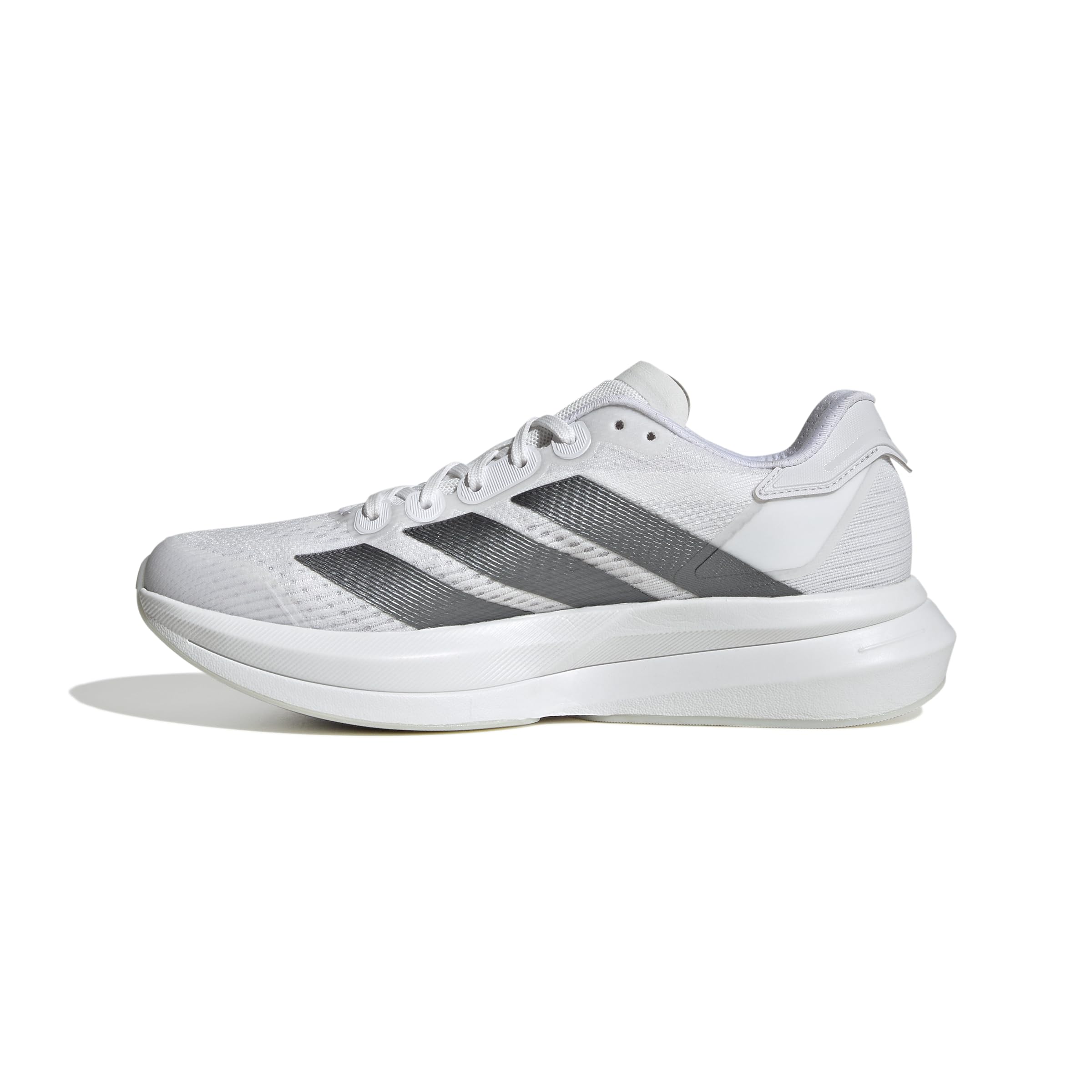 Adidas Womens Duramo Speed 2 Running, White/Iron Metallic/Dash Grey, 8