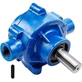 7560C 8-Roller Cast Iron Pump Compatible with Hypro 7560C &ndash; 22.5 GPM, 100 PSI, 3/4" NPT Ports, 15/16" Stainless Steel Shaft, Counter-Clockwise, Viton Seals, Self-Priming PTO Pump for Agricultural Lawn