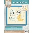 Dimensions 70-35346 To The Moon Counted Cross Stitch Kit Baby Nursery Decoration, 10" x 10"