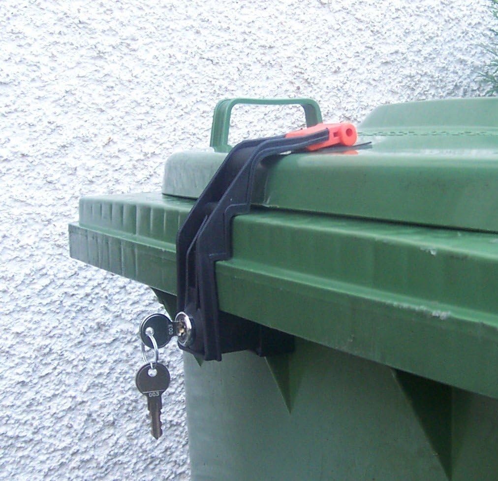 Mülltonnenverriegelung, 60 - 360 Liter, verschiedenschließend (Siehe Foto)