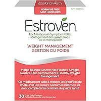Estroven Weight Management, Menopause Relief, 30 Capsules, Natural Health Product, Multi-Symptom Relief, Helps Reduce Hot Fla