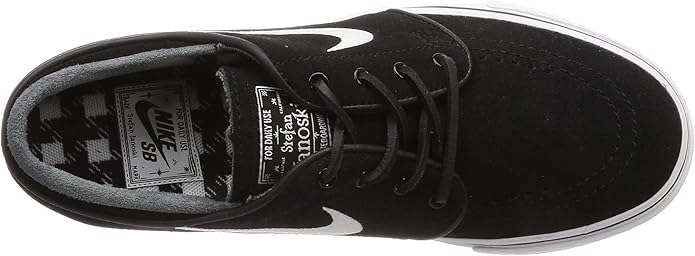 nike sb janoski black & gum skate shoes