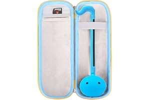 Mchoi Hard Carrying Case Fits for Otamatone Japanese Character Electronic Musical Instrument Portable Synthesizer by Cube/Maywa Denki, Lightweight and Waterproof Automatone Instrument Holder