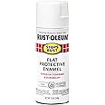 Rust-Oleum 7790830 Stops Rust Spray Paint, 12 oz, Flat White