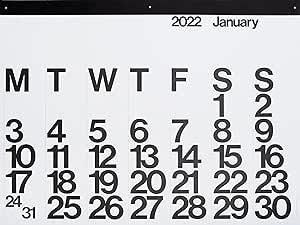2022 Stendig Calendar Amazon.com : Stendig 2022 Wall, Office & Home Calendar, Authentic Original  Design Of Massimo Vignelli : Office Products