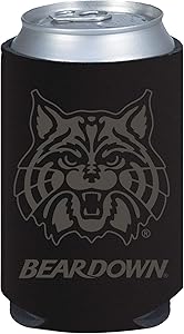 Arizona Wildcats 2-Pack Tonal Black Design 12oz CAN Neoprene Beverage Insulator Holder Cooler University of