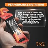TORQ Running Gels with Electrolytes Raspberry Ripple 30g Carbs 15 gels 2:1 view 8